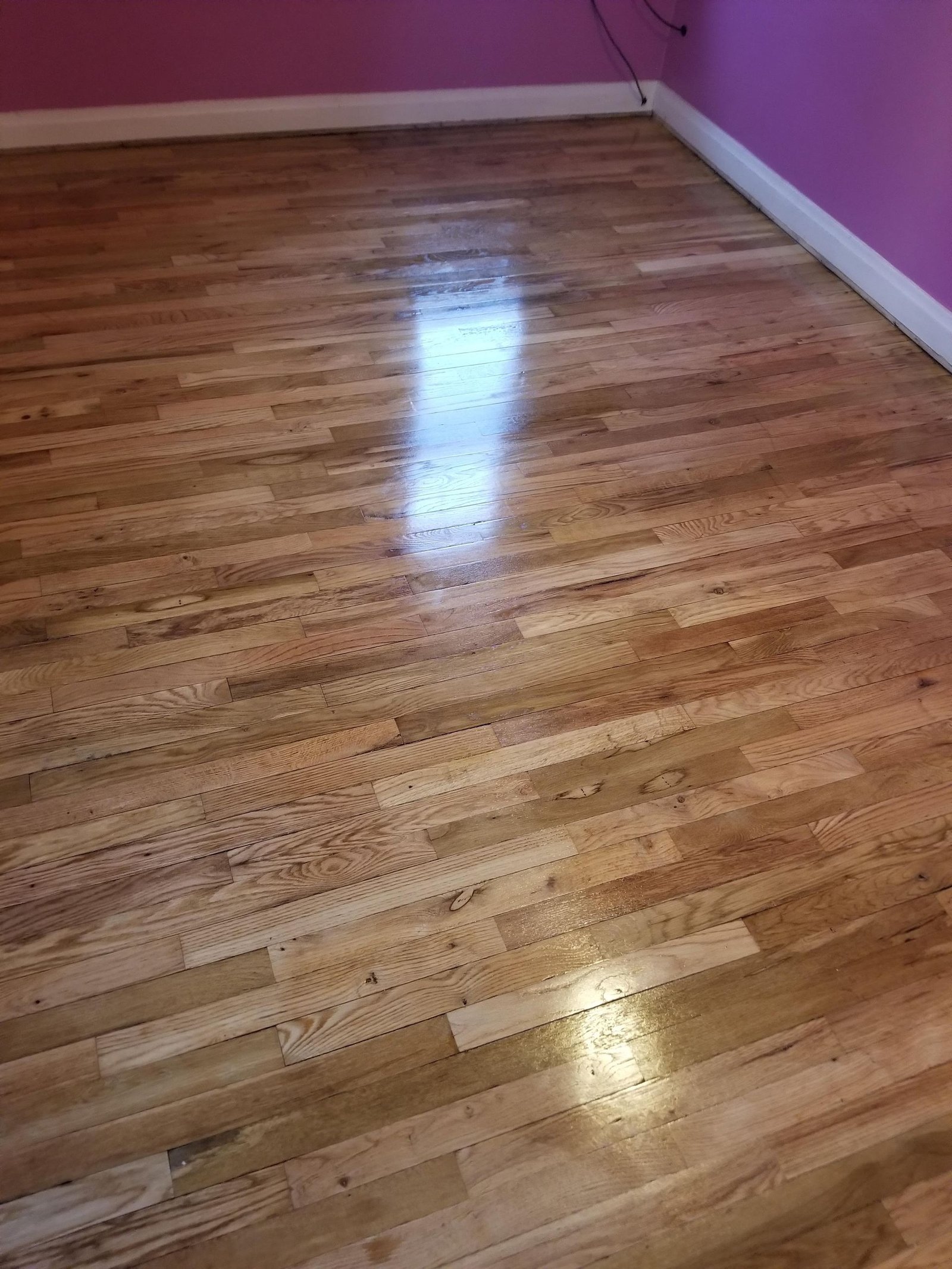 Finished living room