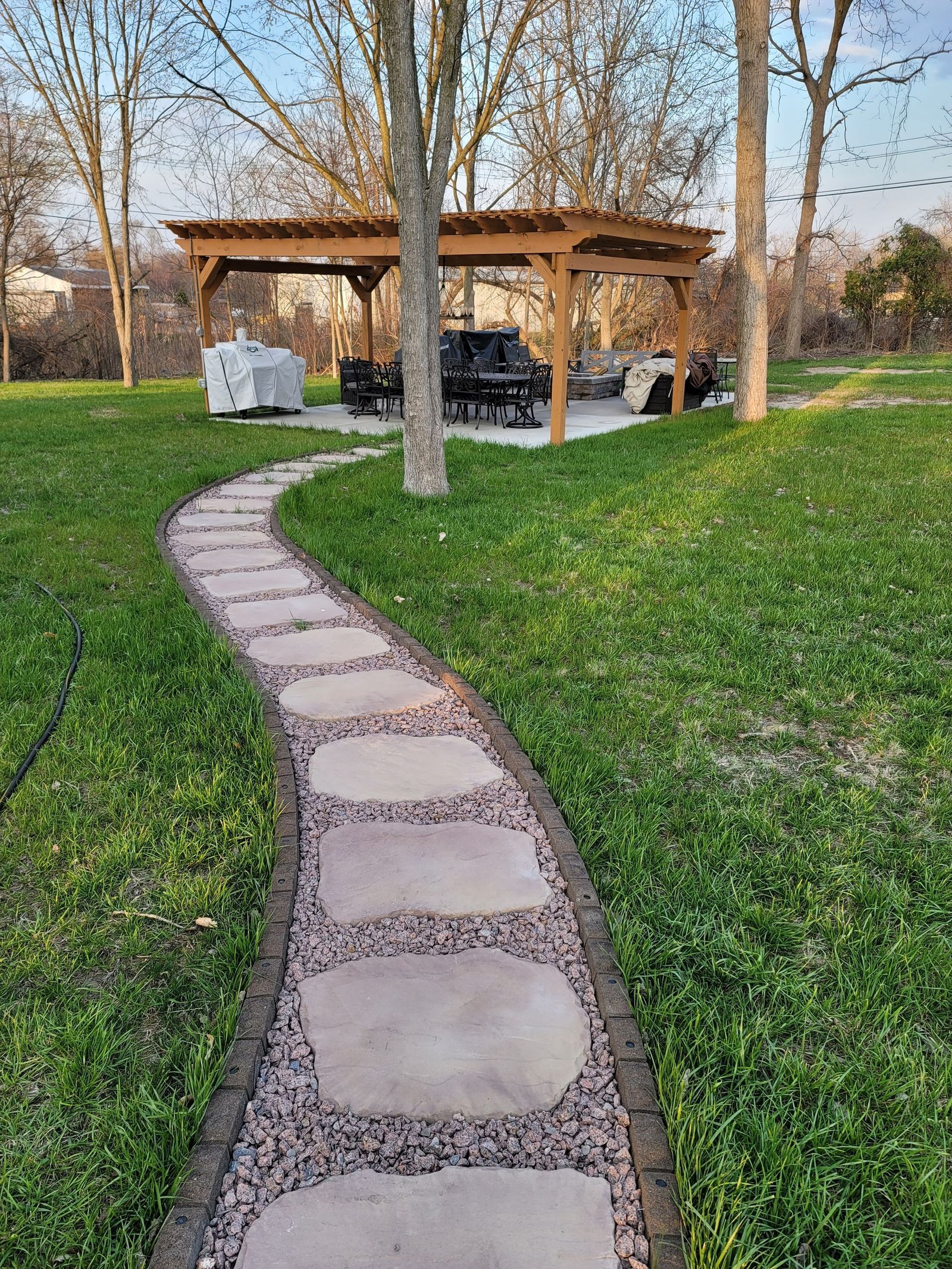 Exterior deck and siding work