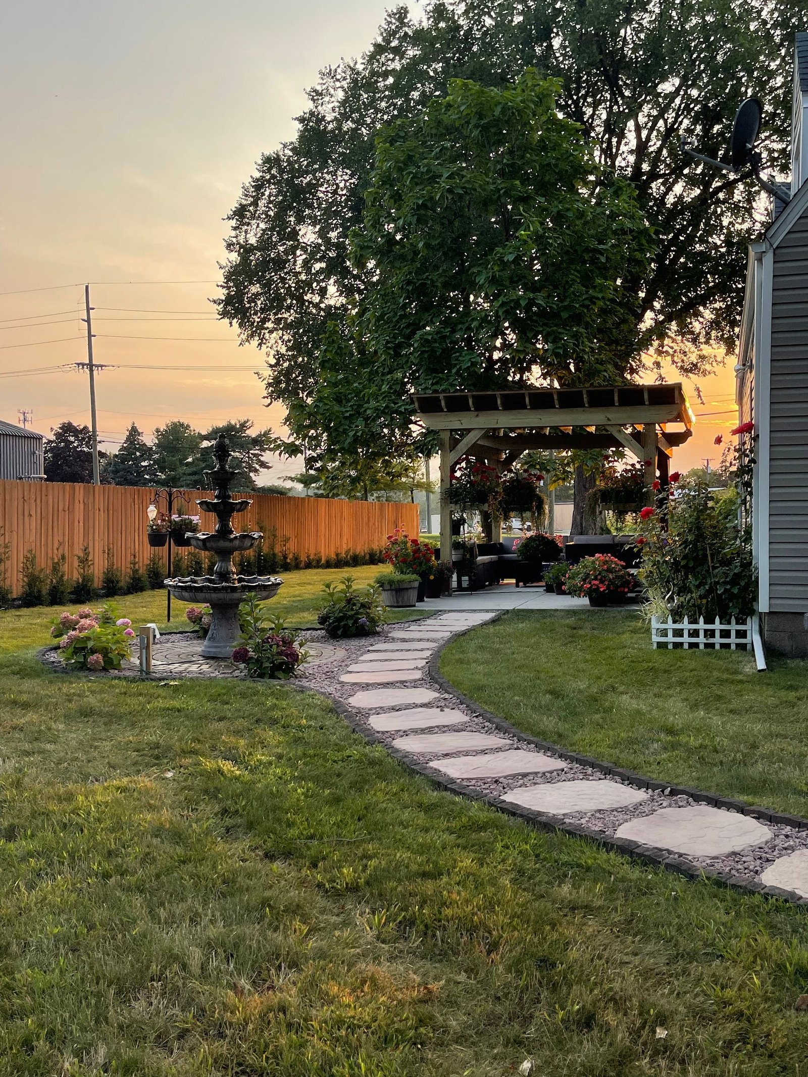 Kitchen island and lighting