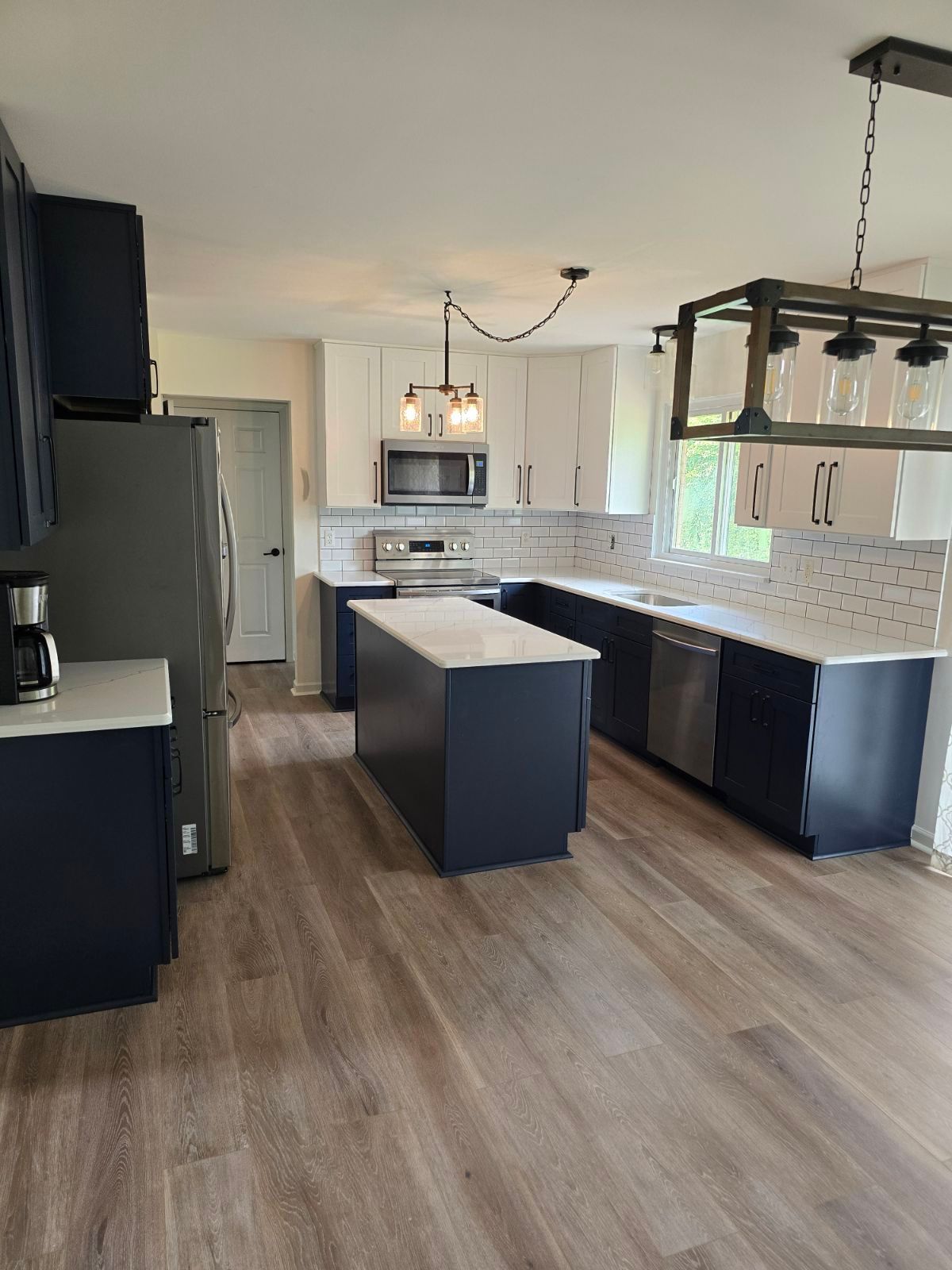 Modern kitchen remodel with custom cabinets