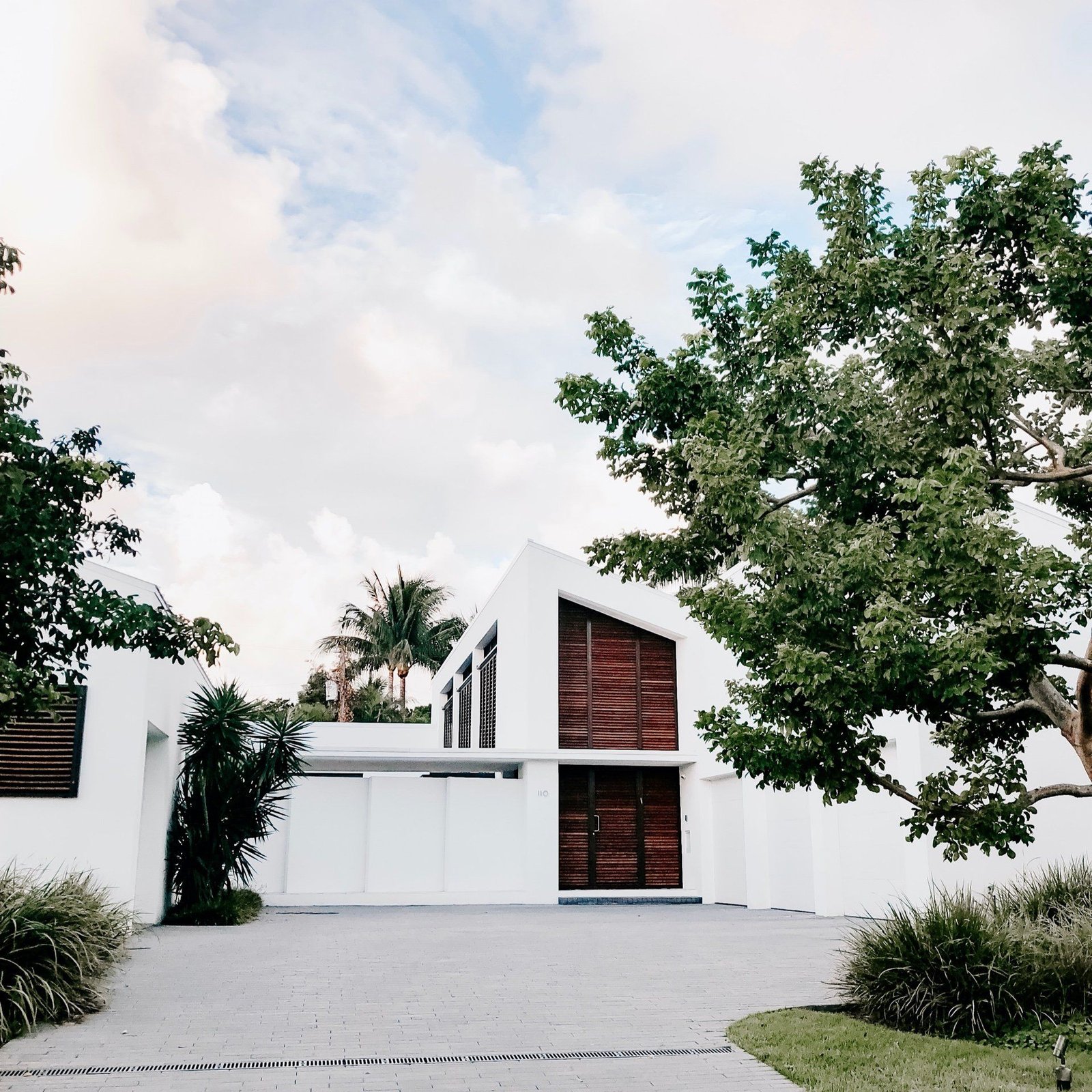 Exterior home with landscaping